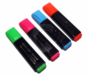 Hauser Highlighters Orange/Blue/Pink/Green