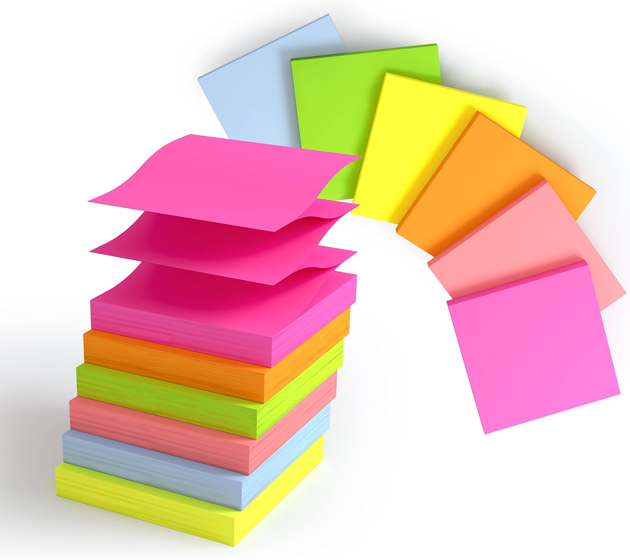 Sticky Notes 3X3 Multi Color | Easy to Post On Sticky Notes for Home & Office