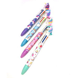 Fancy Unicorn 6 Color Mix Ball Pen