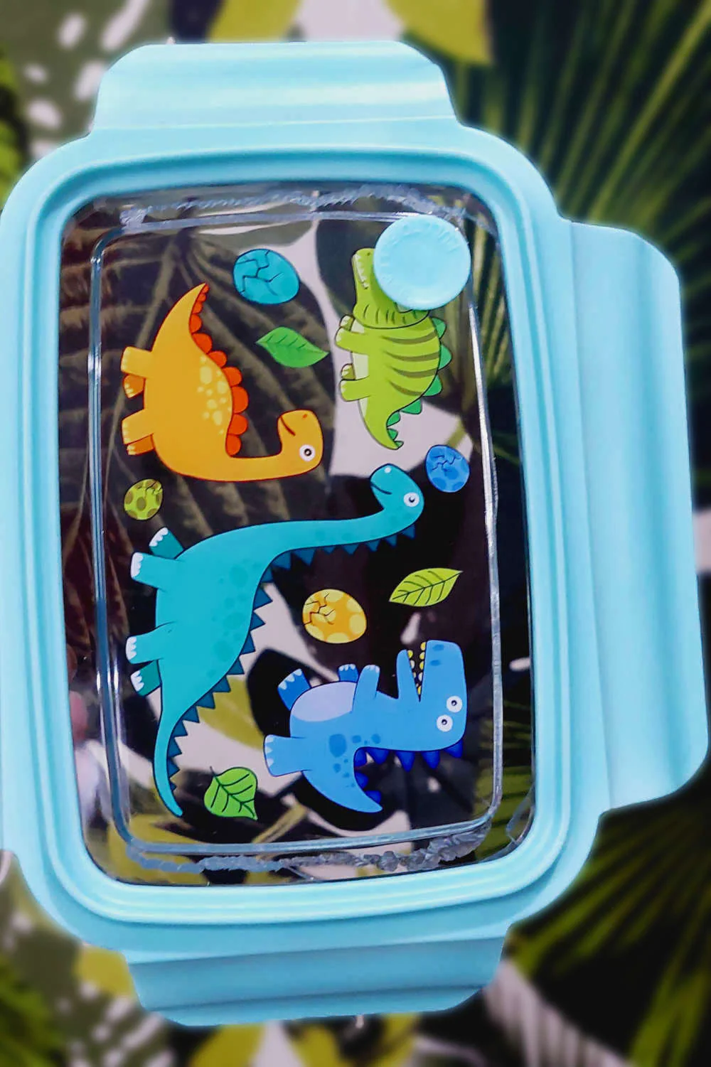 Cute Dinosaur Lunch Box For Kids High Quality BPA Free Plastic Food Container For School