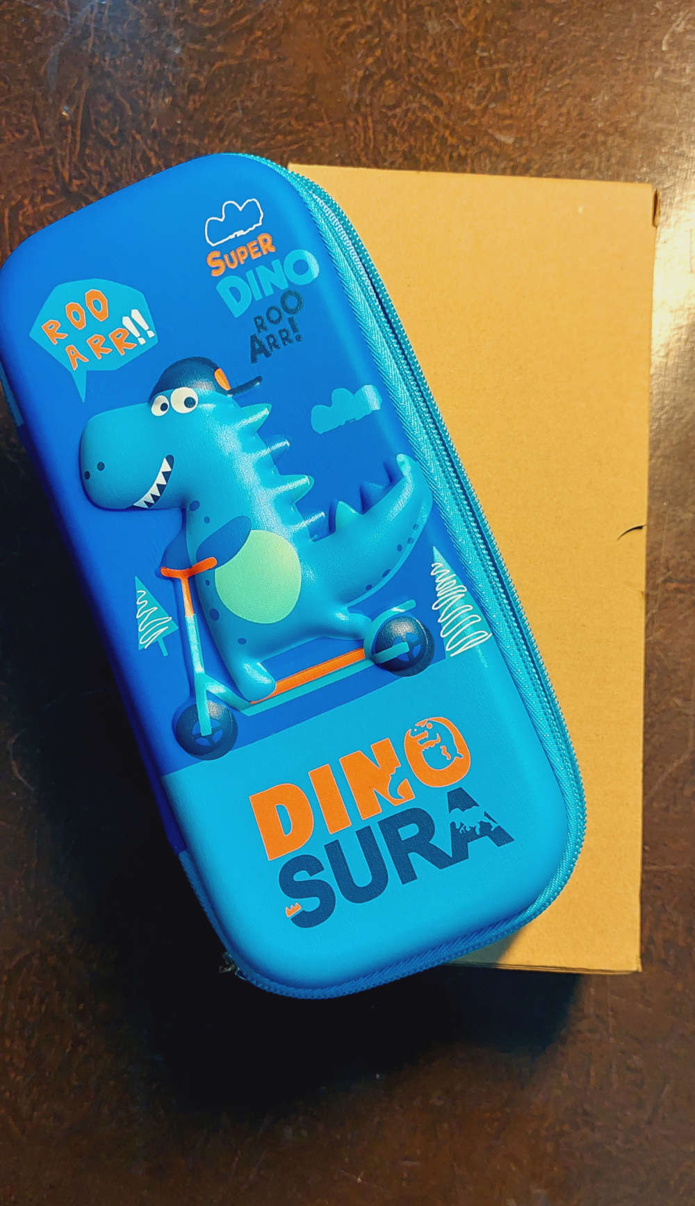 Super Dinosaur 3D EVA Cartoon Storage Pouch Pen Holder for School Kids Cool Accessories Storage Pouch - Image 2