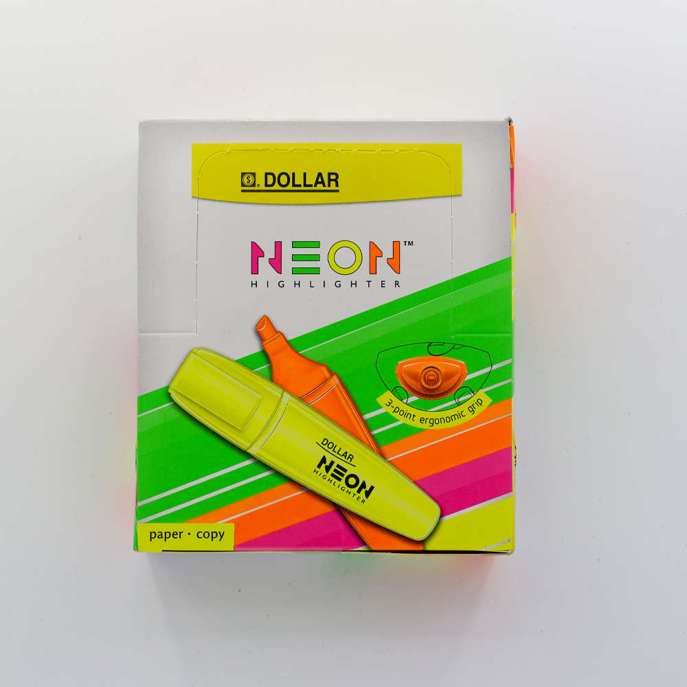 Dollar NEON highlighter HL 625 - 3 Colors