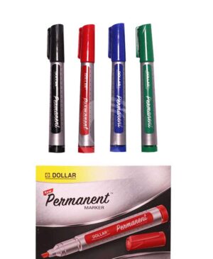 Dollar Permanent Marker Round Tip Red Blue Black Green Color