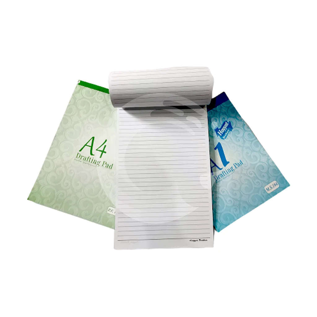 Drafting Writing Pad A4 & Legal Size 100 Pages Import Quality