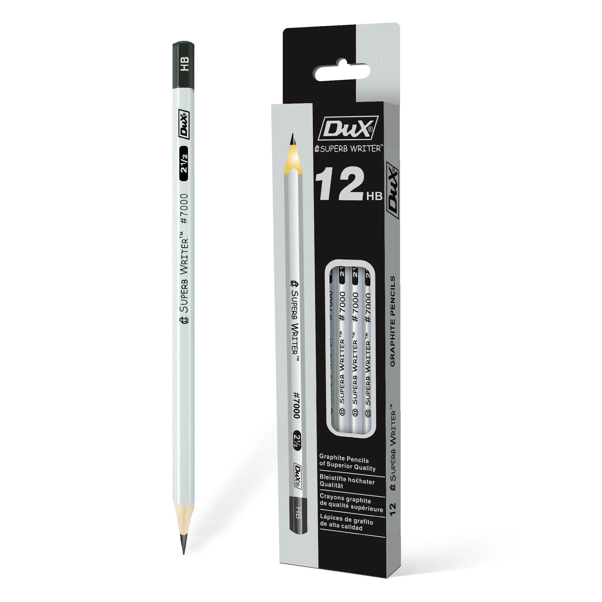 Dux Silver HB Pencil – Smooth Writing & Clean Drawing