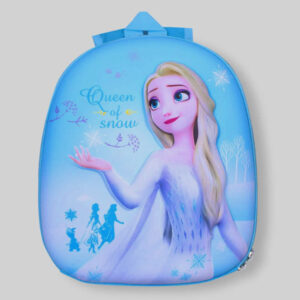 Frozen Elsa Character Backpack For Girls Hard Shell Kindergarten School Bag For School, Travel And Picnic Purpose