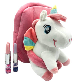 Unicorn Stylish Plush Stuff Toy Backpack For Girls - Popular Cartoon Stuff Character Bag For Kids