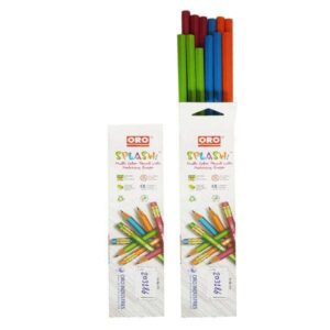 Oro Splash Lead Pencil Box of 12 Pencils