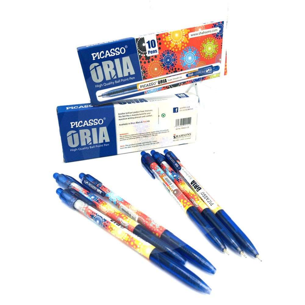 PICASSO ORIA High Quality Ball Point Pen Pack Of 10 Pens