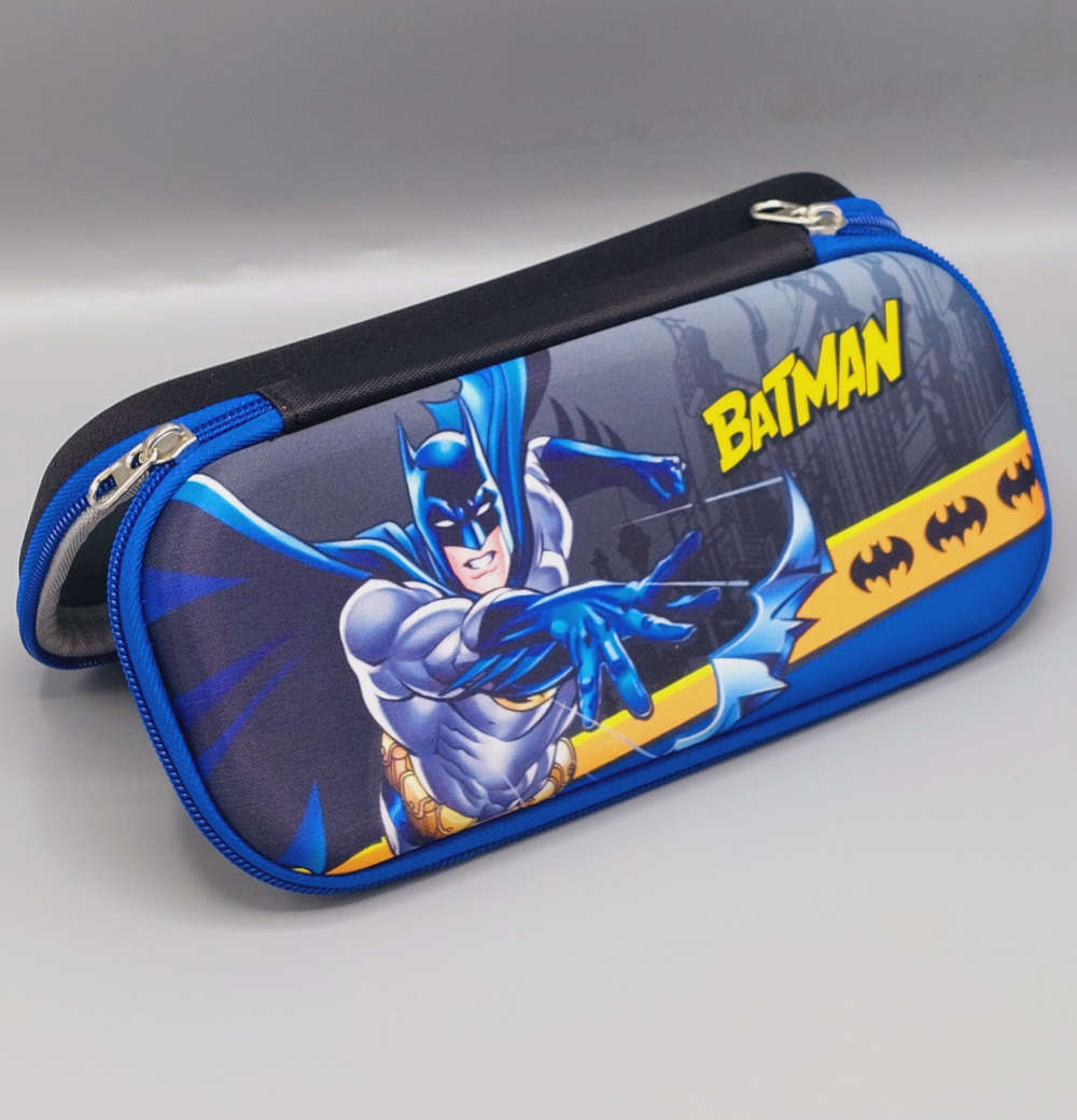 Batman 2D Pencil Pouch Accessories Holder Case For Boys Superhero Stationery Pouch