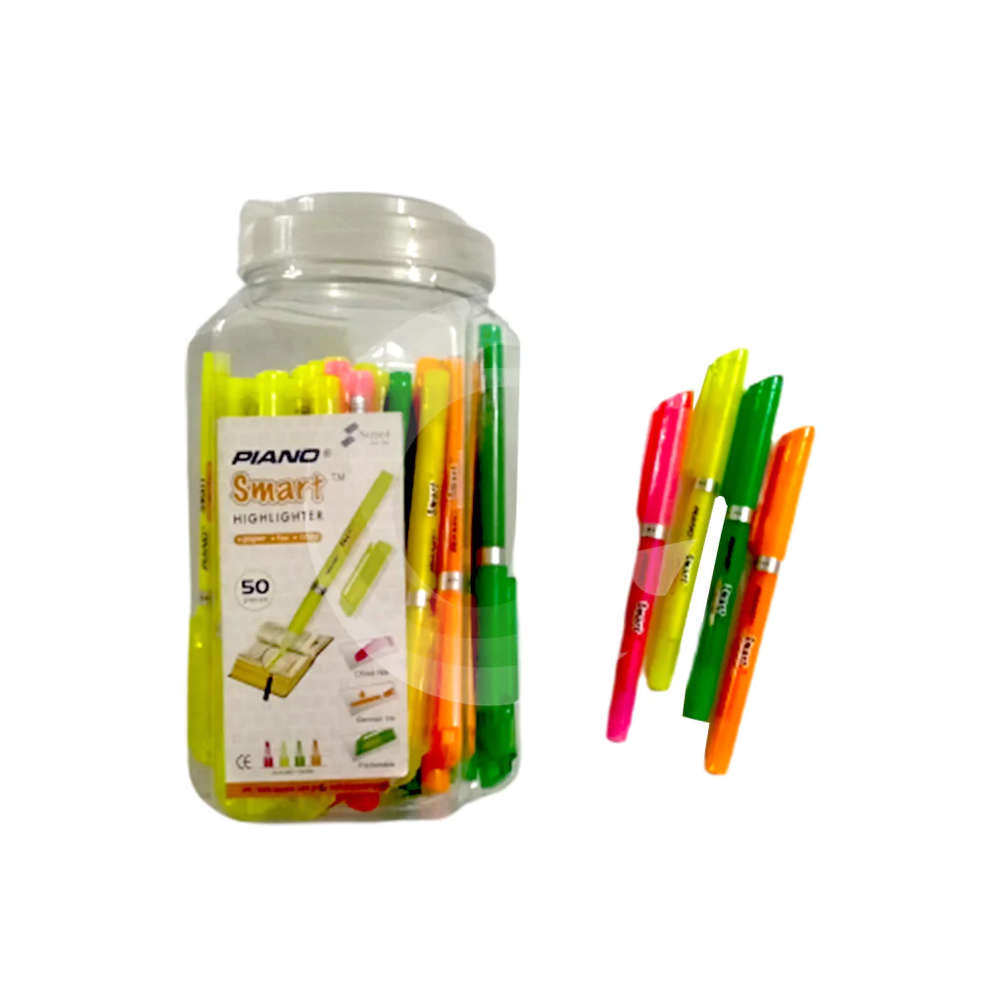 Piano Smart Highlighter for copy Fax and Paper Chisel Nib German Ink Pocketable
