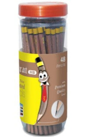 Goldfish Lead Pencil Jar Of 48 Pencils HB-21/2 Kids Lead Pencil