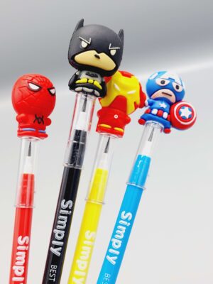 Superhero themed Sikka lead Pencil Batman, Spiderman, Ironman, Captain America Pencil For kids