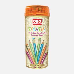 Oro Splash Lead Pencils Jar Of 72 Pencils