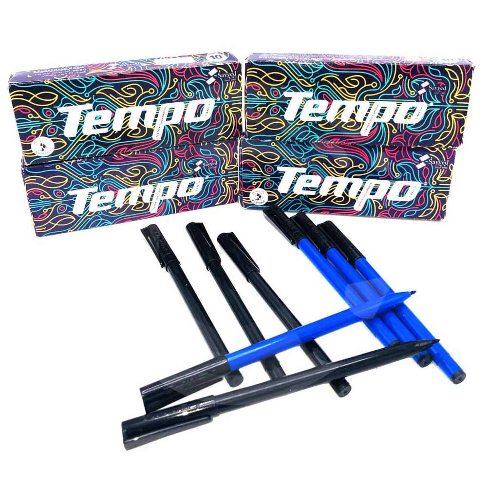 Tempo Simple Marker Black&Blue 10PC Pack