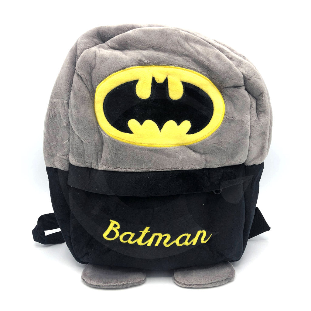 Batman Plush Stuffed Bag For Toddlers | Stylish Superhero Mini Backpack For Boys