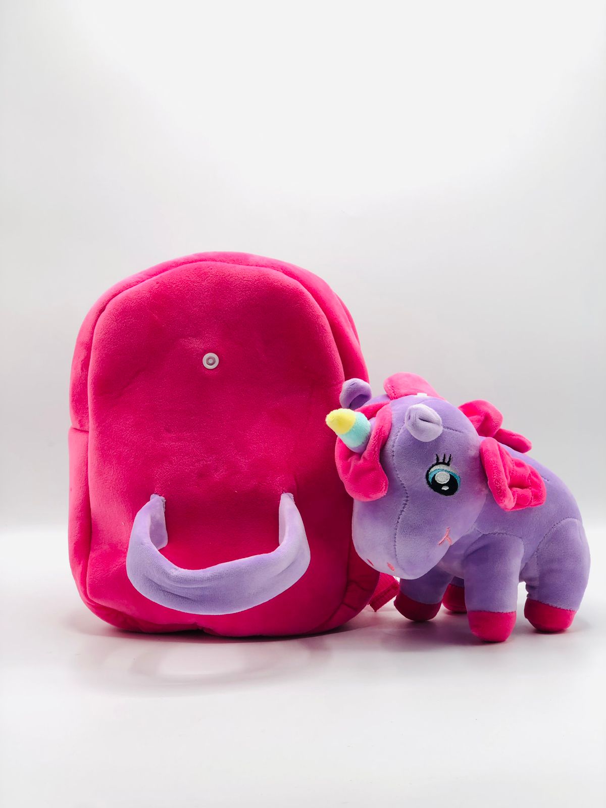 Unicorn Stylish Plush Stuff Toy Backpack For Girls - Popular Cartoon Stuff Character Bag For Kids - Image 5