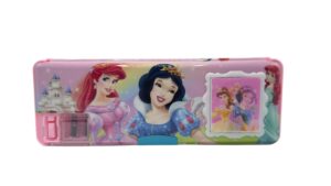 Pink Cinderella Magnetic Calculator Geometry Box For Girls