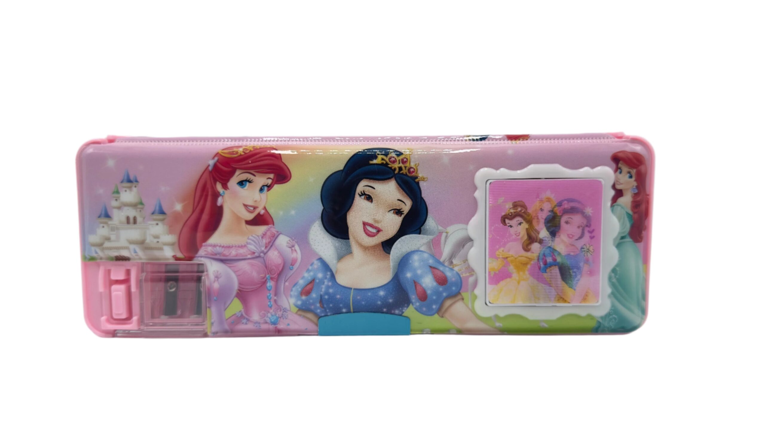 Pink Cinderella Magnetic Calculator Geometry Box For Girls