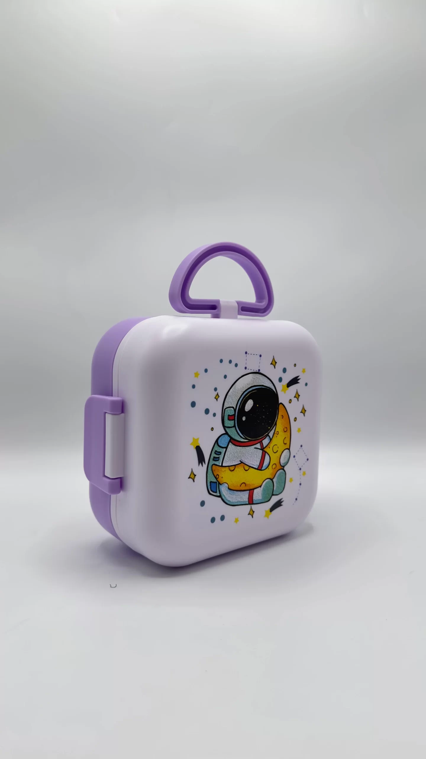 Purple Space Briefcase Lunch Box - Image 2