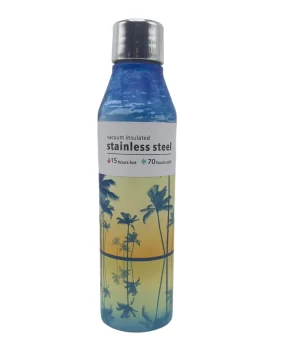 Tropical Printed Stainless Steel Water Bottle
