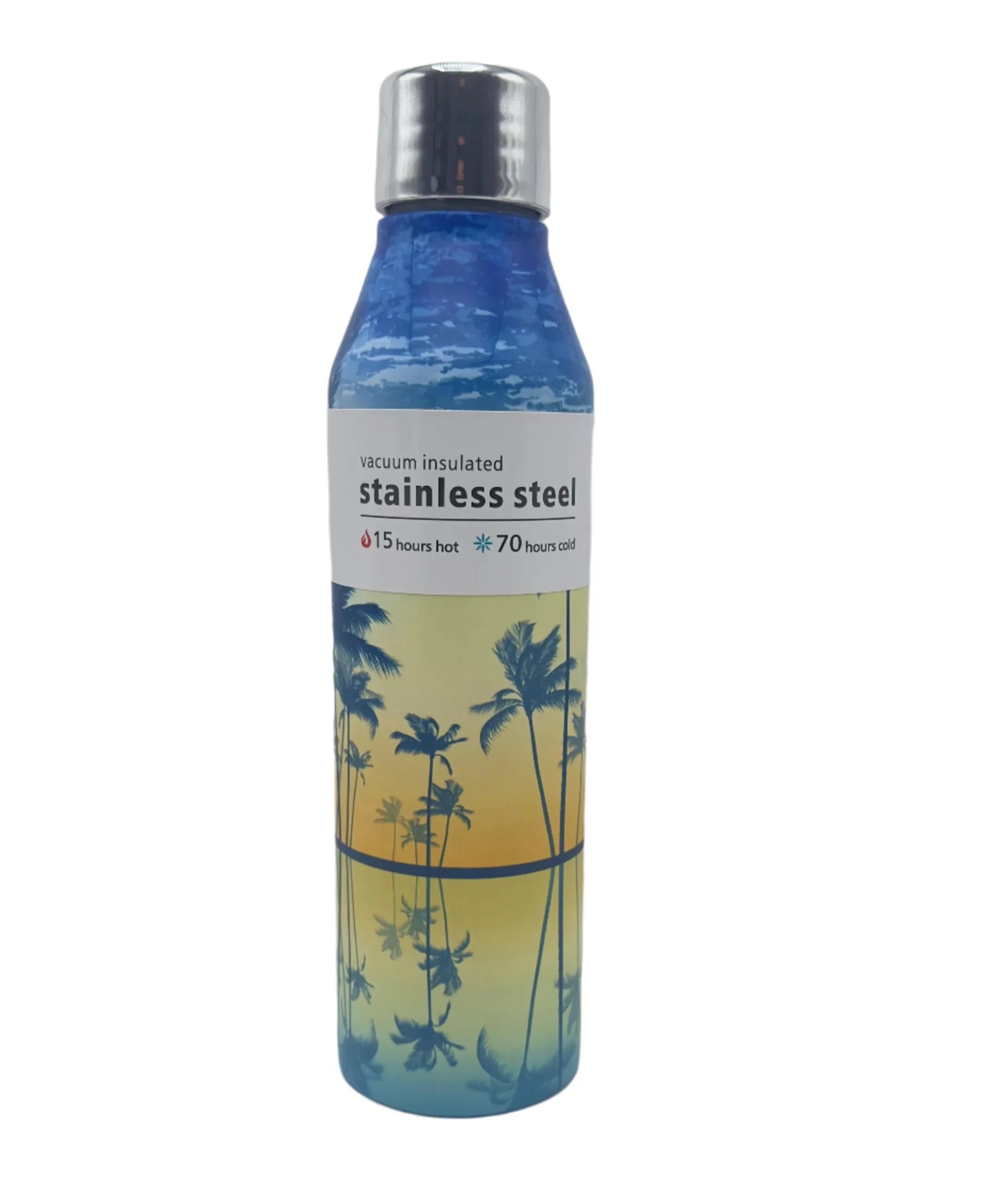 Tropical Printed Stainless Steel Water Bottle
