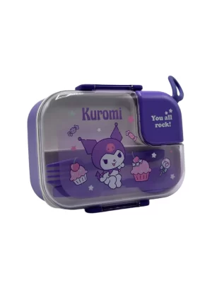 Kuromi Stainless Steel Lunch Box (Large) | High Quality Food Container