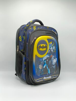 Kids Batman School Backpack – 3D Superhero Bag for Boys (Class 2 to 8)