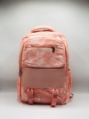 Girls’ Peach School Backpack – Spacious & Stylish Design