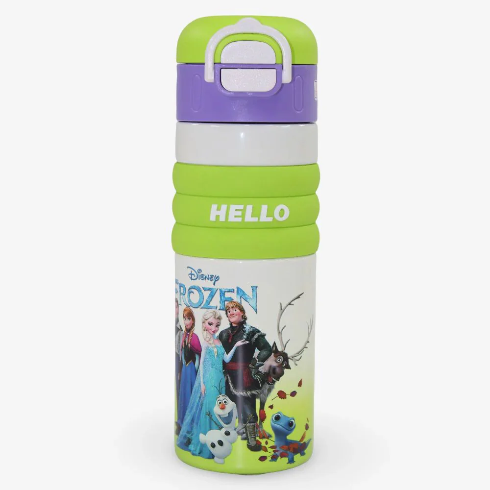 New Hello Frozen Insulated Vacuum Stainless Steel Water Bottle for Girls