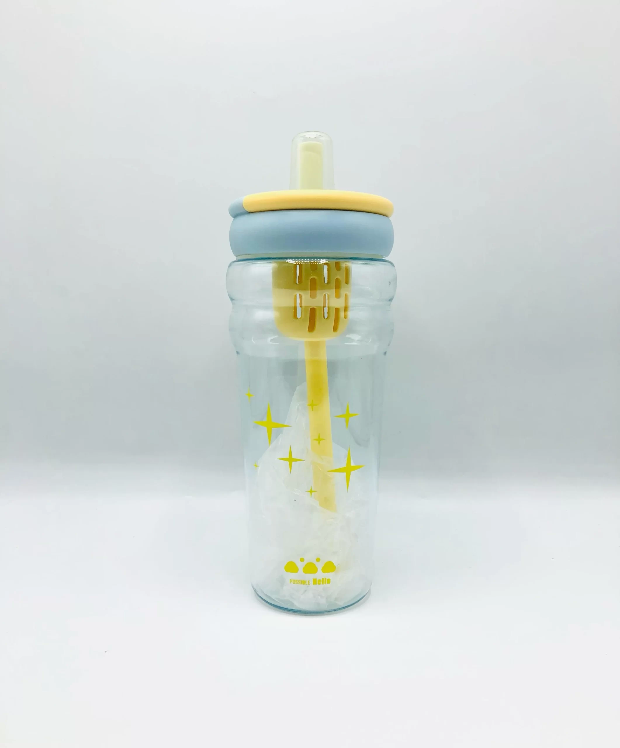 Plastic tumbler Water Bottle with straw - Image 3