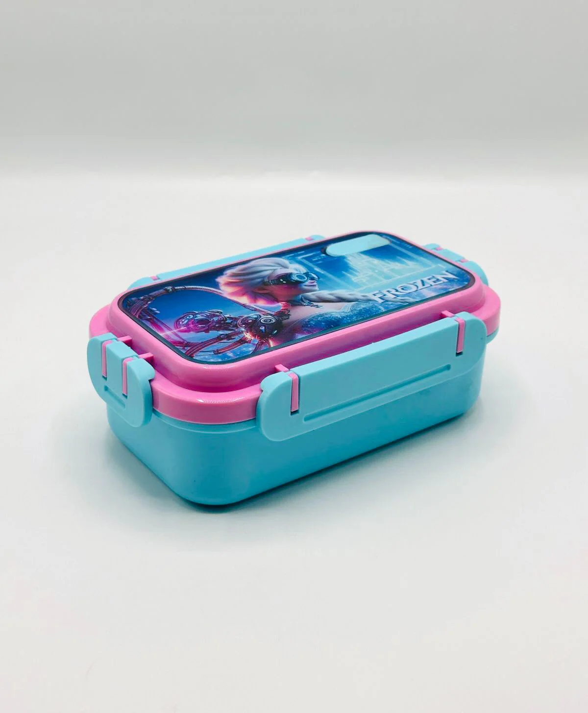 Frozen Plastic Lunch Box High Quality BPA Free Food Container Two Section Lunch Box for Girls - Image 2