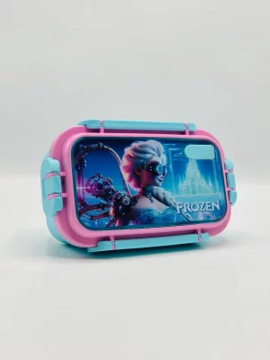 Frozen Plastic Lunch Box High Quality BPA Free Food Container Two Section Lunch Box for Girls