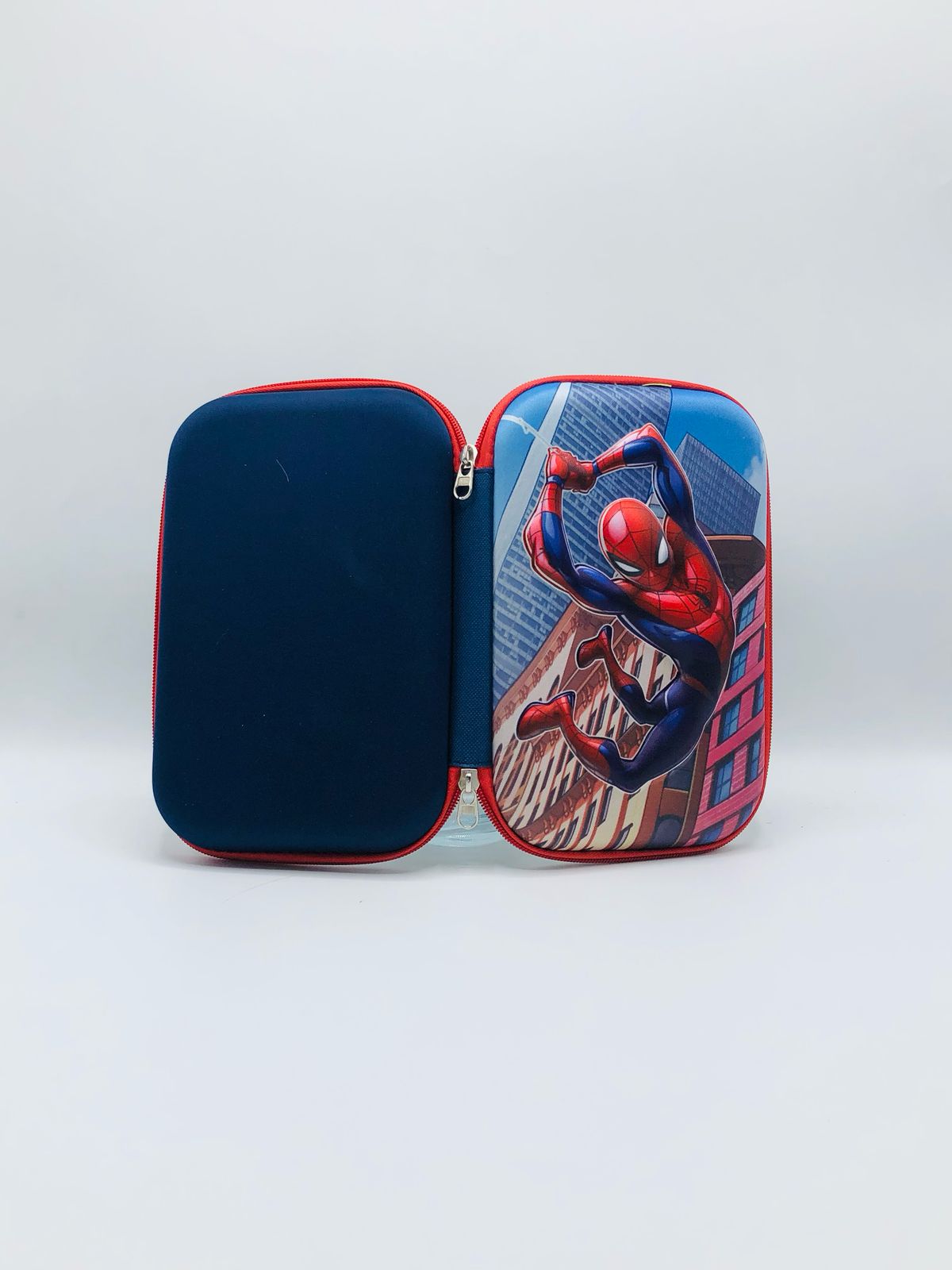 Spider-Man 3D Blue Pencil Case – Boys' Superhero Stationery Box - Image 2