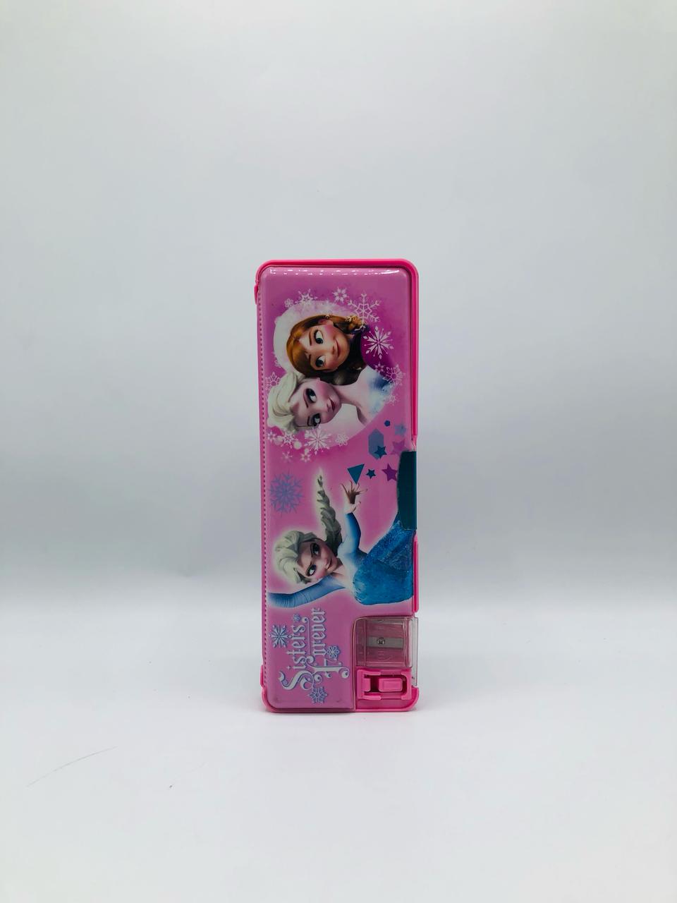 Frozen Magic Geometry Box – Dual-Sided with Magnetic Closure & Sharpeners