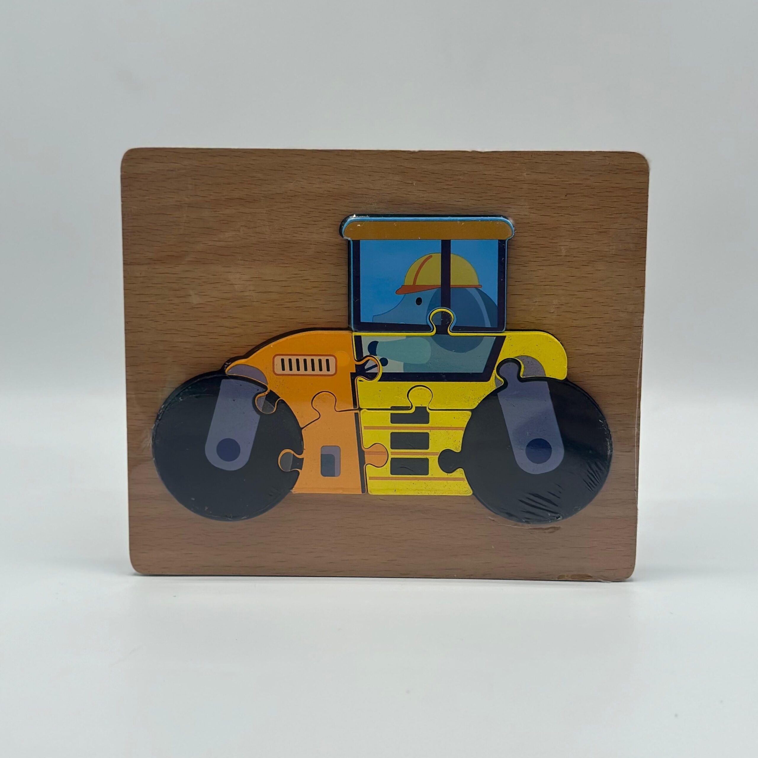 Colorful Tractor Shaped Puzzle For Kids