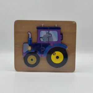 Tractor Shaped Puzzle For Kids