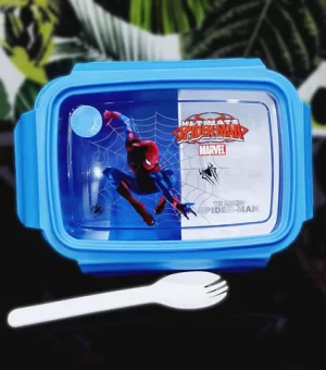 Cool Spiderman Lunch Box For Boys High Quality BPA Free Plastic Food Container For School