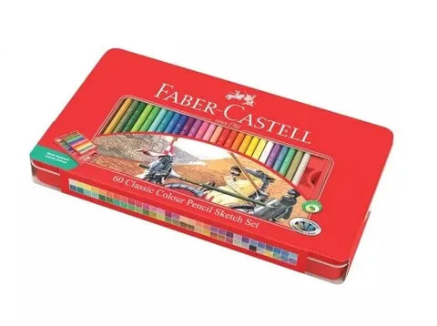 Faber Castell Classic Color Pencils 60 Steel box