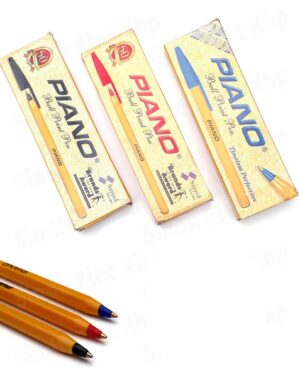 Piano Yellow Body Ball pen Pack of 10