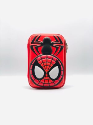 Spider man Pencil Case 3D Embossed On Fiber | Kids Spiderman Pouch