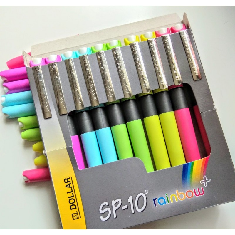 Dollar SP10 Rainbow Colors Fountain Pen