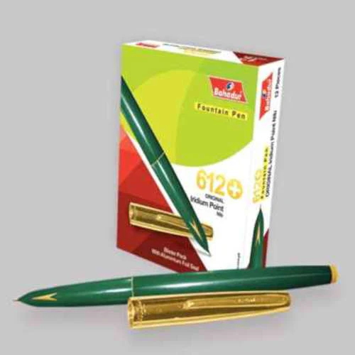Bahadur Fountain Pen Art # 612 Classic Fountain Ink Pen For School Students