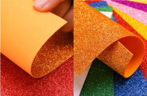 Glitter Foamic Sheet | Kid's Craft Glitter Foam Sheets Available In All Colors