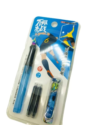 Stylish Fountain Pen With 2 Refills Pack