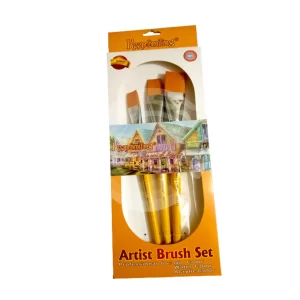 Keep Smiling Paint Brush Set – 3 Pcs
