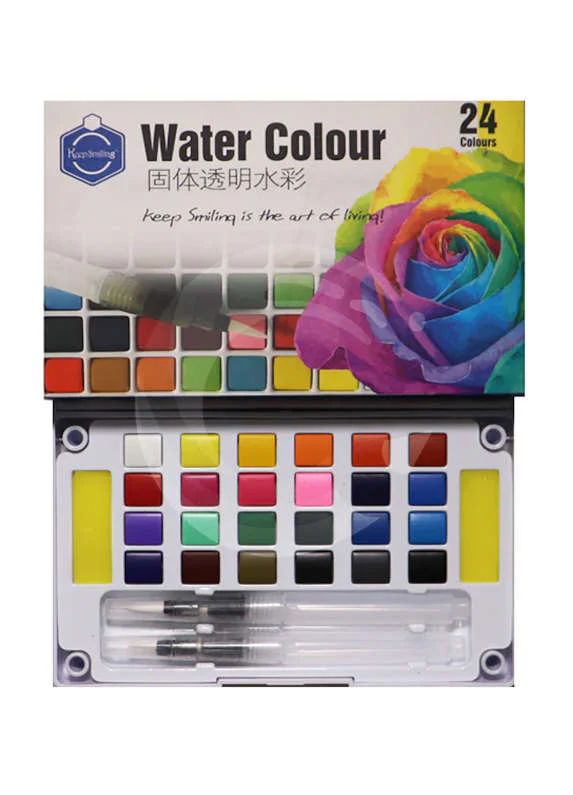 Keep Smiling Watercolor Set – Vibrant Paints for Creative Expression - Image 2