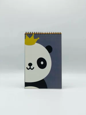 Panda Design Pad A5, Spiral Ring Binding Writing Pad, Notepad, Premier Quality