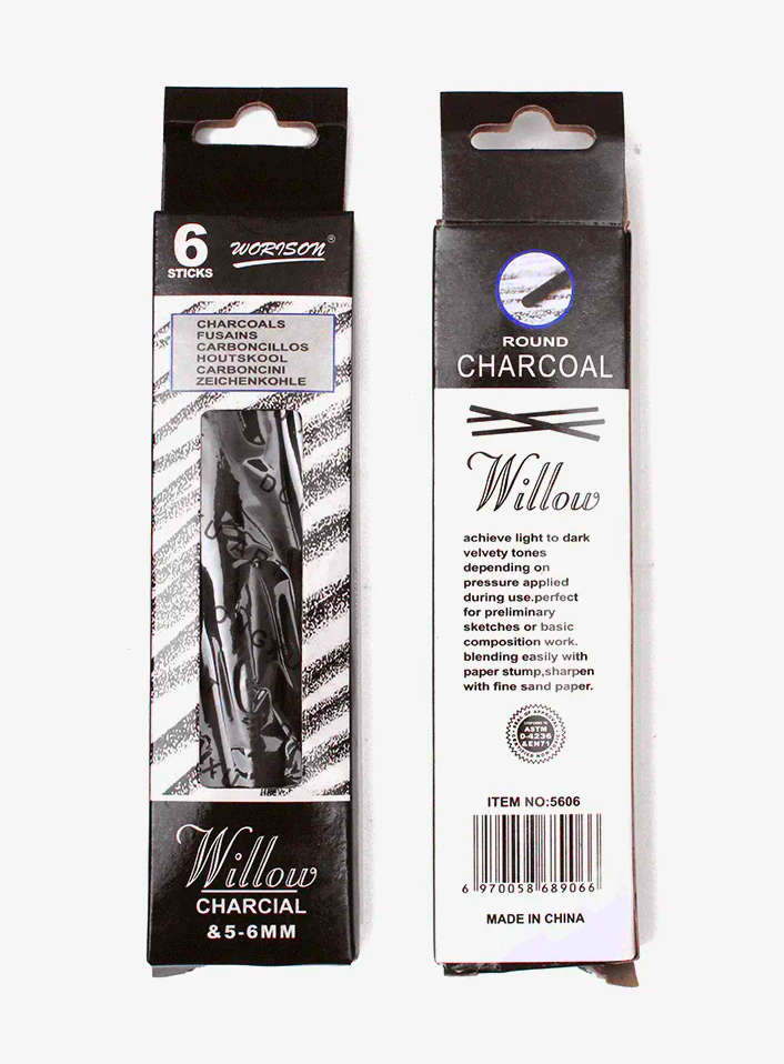 Charcoal Sticks 6 Sticks