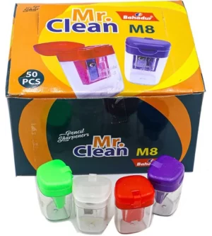 Bahadur Mr. Clean Sharpeners – Pack of 50 for School Supplies